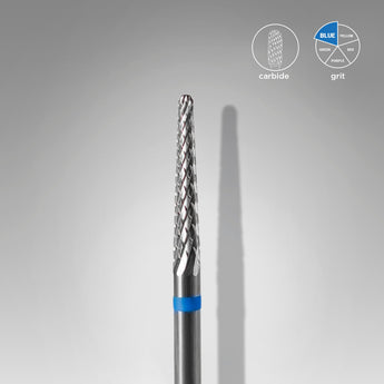 STALEKS EXPERT Karbid sømbor cone blå, hoveddiameter 2,3 mm, arbejdsdel 14 mm