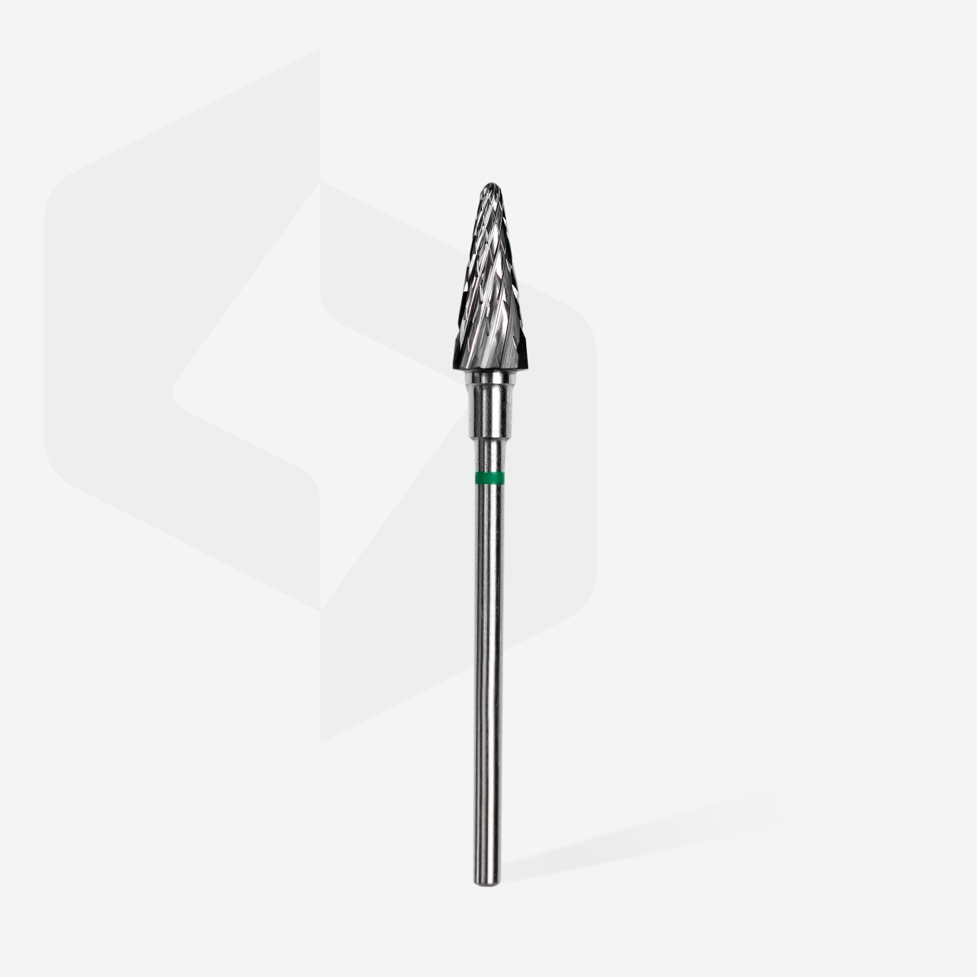 STALEKS EXPERT Hartmetallfräser Kegel, Kopfdurchmesser 6 mm, Arbeitsteil 14 mm, grün