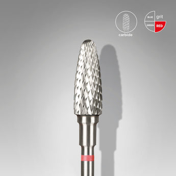 Staleks Expert Karbid sømbor Corn red, hoveddimension 5 mm, arbejdslængde 13 mm - rød/blød