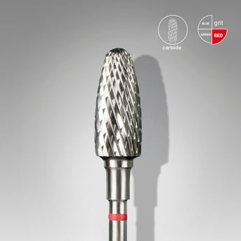 Staleks Expert Karbid sømbor majs rød, hoveddiam. 6 mm, arbejdsdel 14 mm - rød / soft