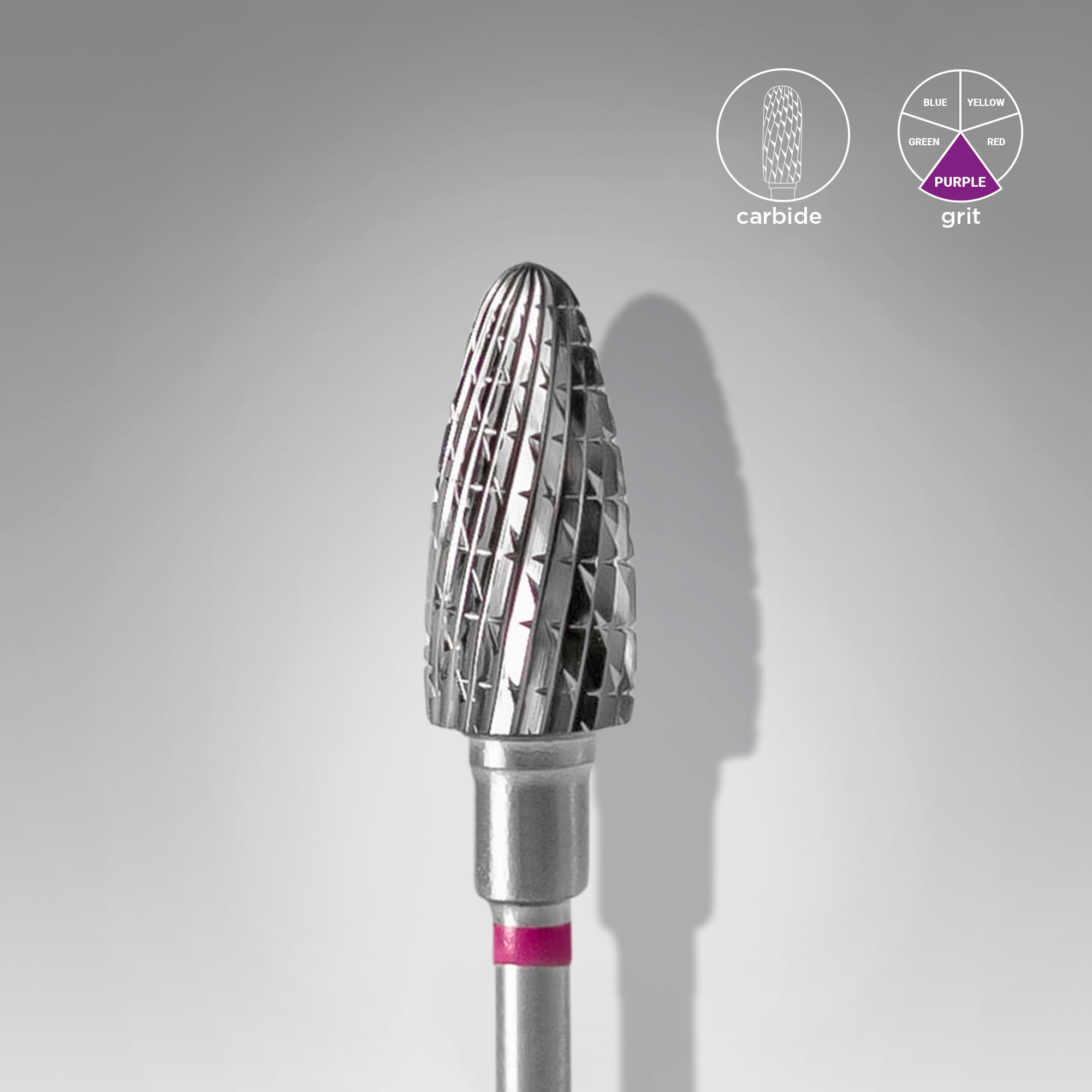 STALEKS EXPERT Karbidová fréza Corn, průměr 6 mm, fialová