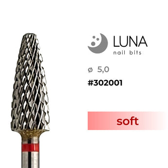 Carbide Nail Drill Bit for Material Removal, Red (Soft) [302001]