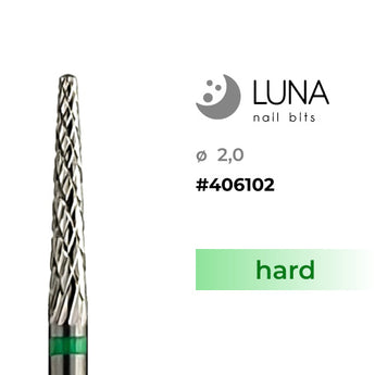 Carbide Nail Drill Bit for Material Removal, Green (Hard) [406102]