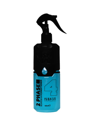 Nishman 2 Phase Beard &amp; Hair Conditioner - Professional Two-Phase Leave-In Treatment, 400ml
