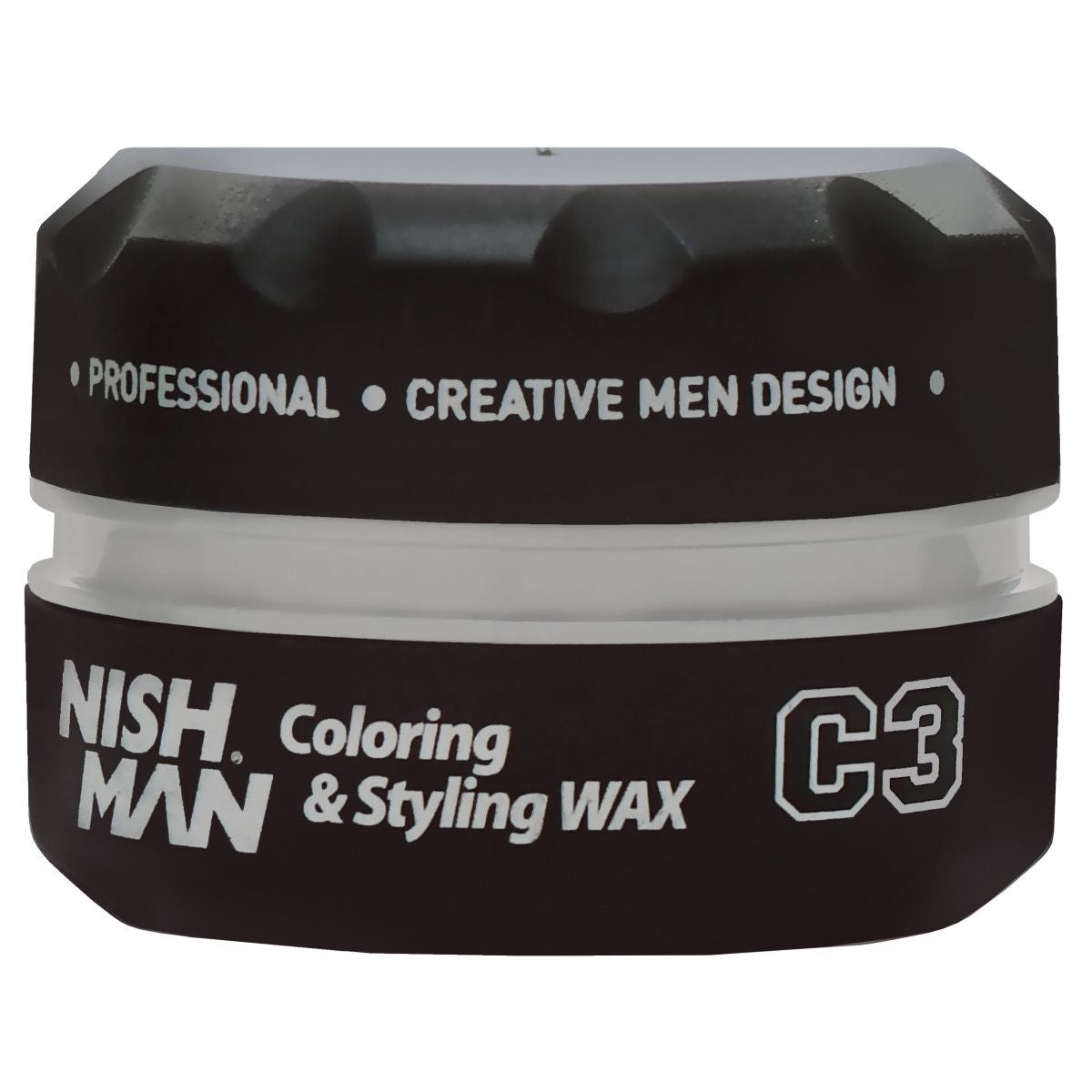 Nishman Coloring &amp; Styling Wax - Black Hair Effect, 100ml