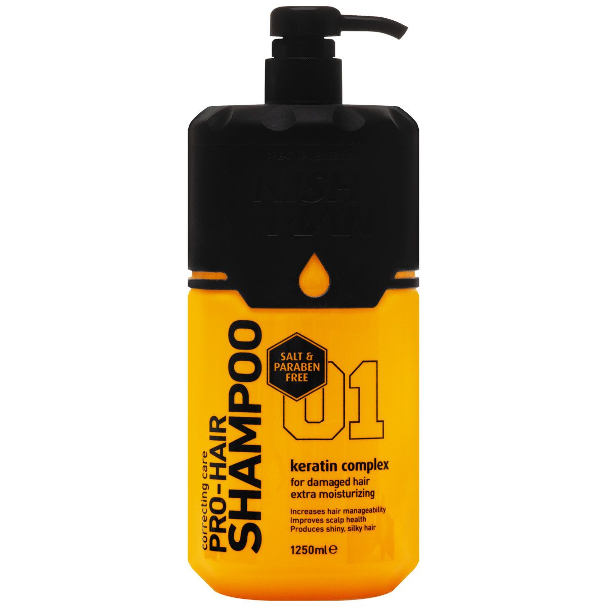 Nishman Correcting Care Hair-Pro - Keratin Hair Shampoo, 1250ml