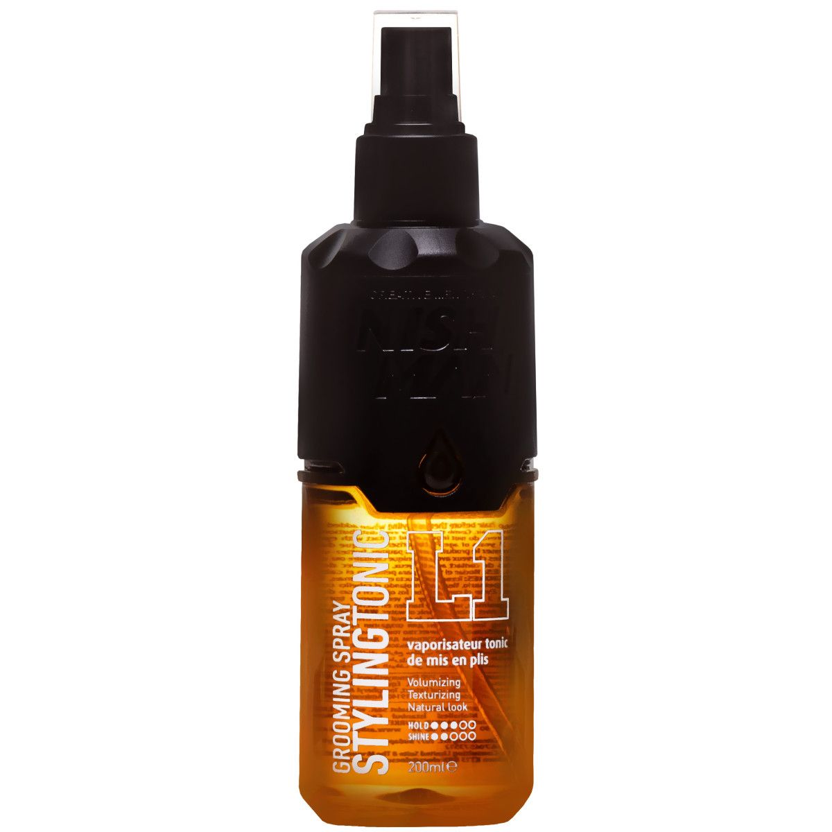 Nishman Grooming Spray Styling - Hair Styling Tonic, 200ml