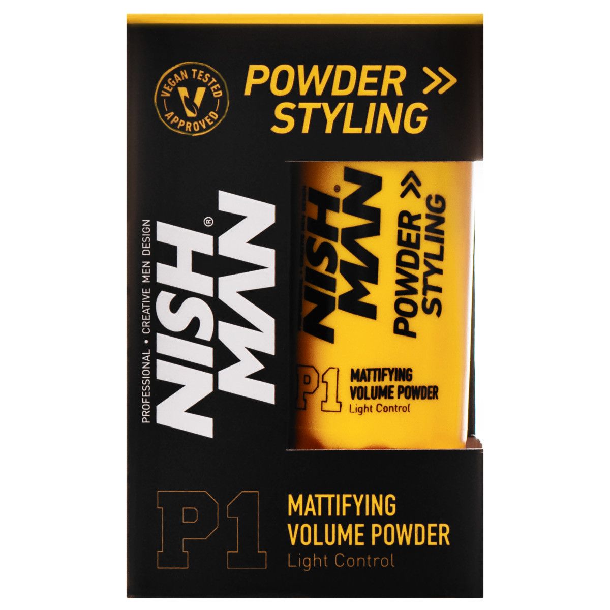 Nishman Hair Styling Powder Light Control - Lightweight Styling Powder, 20g