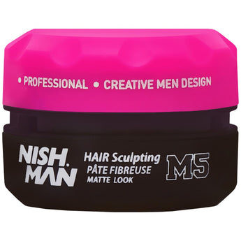 Nishman M5 Fibre Hair Paste Matte - Matte Styling Hair Paste, 100ml