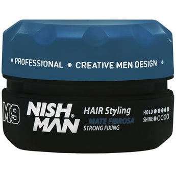 Nishman M9 Fibre Matte Wax - Hair Styling Fibre Wax, 100ml