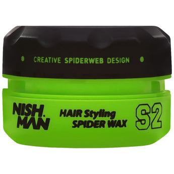 Nishman S2 Spider Wax Tarantula - Fibrous Hair Styling Pomade, 150ml