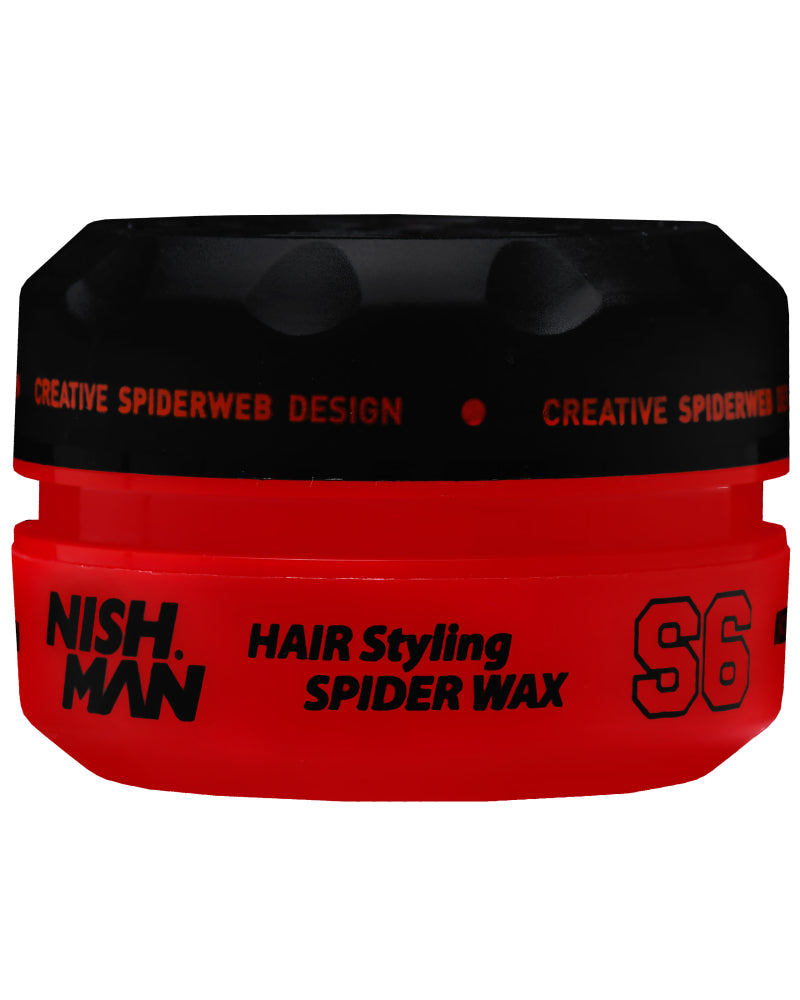 Nishman S6 Hair Styling Spider Wax Keratin - Professional Hair Styling Wax, 150ml