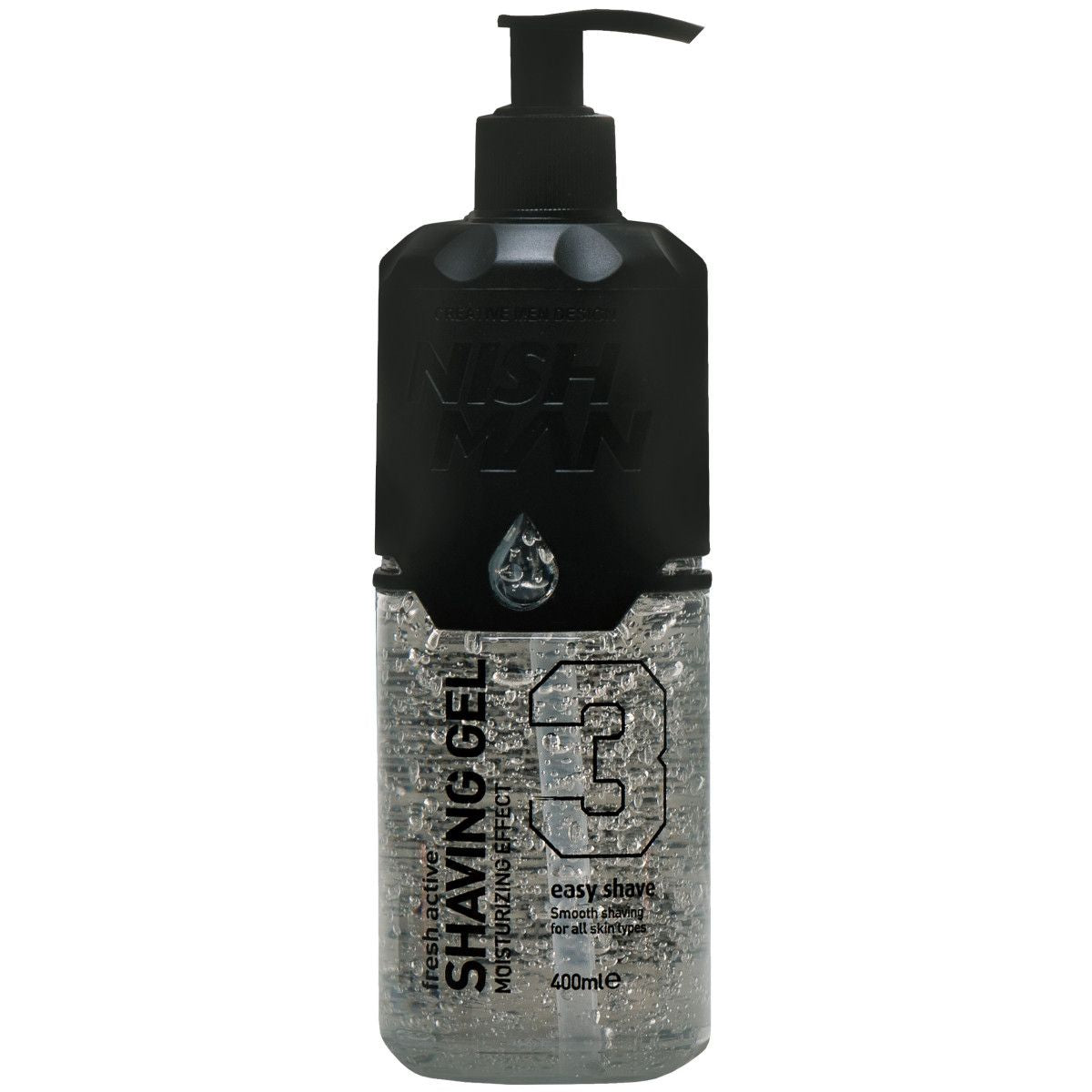 Nishman Shaving Gel 3 Fresh Active Easy Shave 400ml