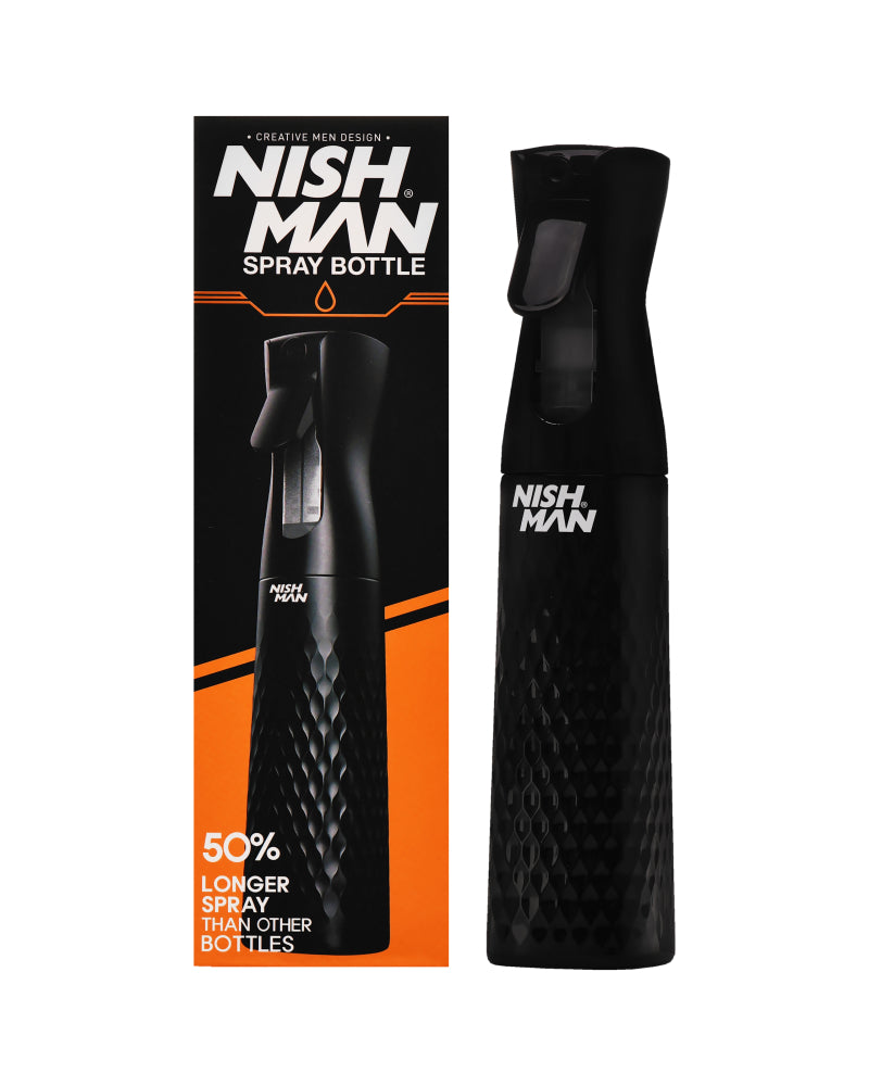 Nishman Spray Bottle - Water Atomizer, Hairdressing Spray, 300ml