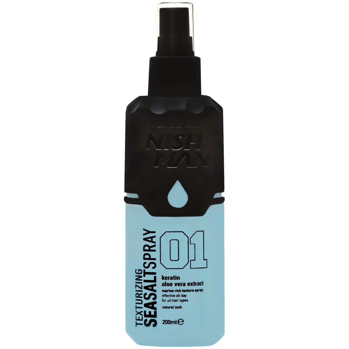 Nishman Texturizing Sea Salt Spray - Hair Styling Tonic, 200ml