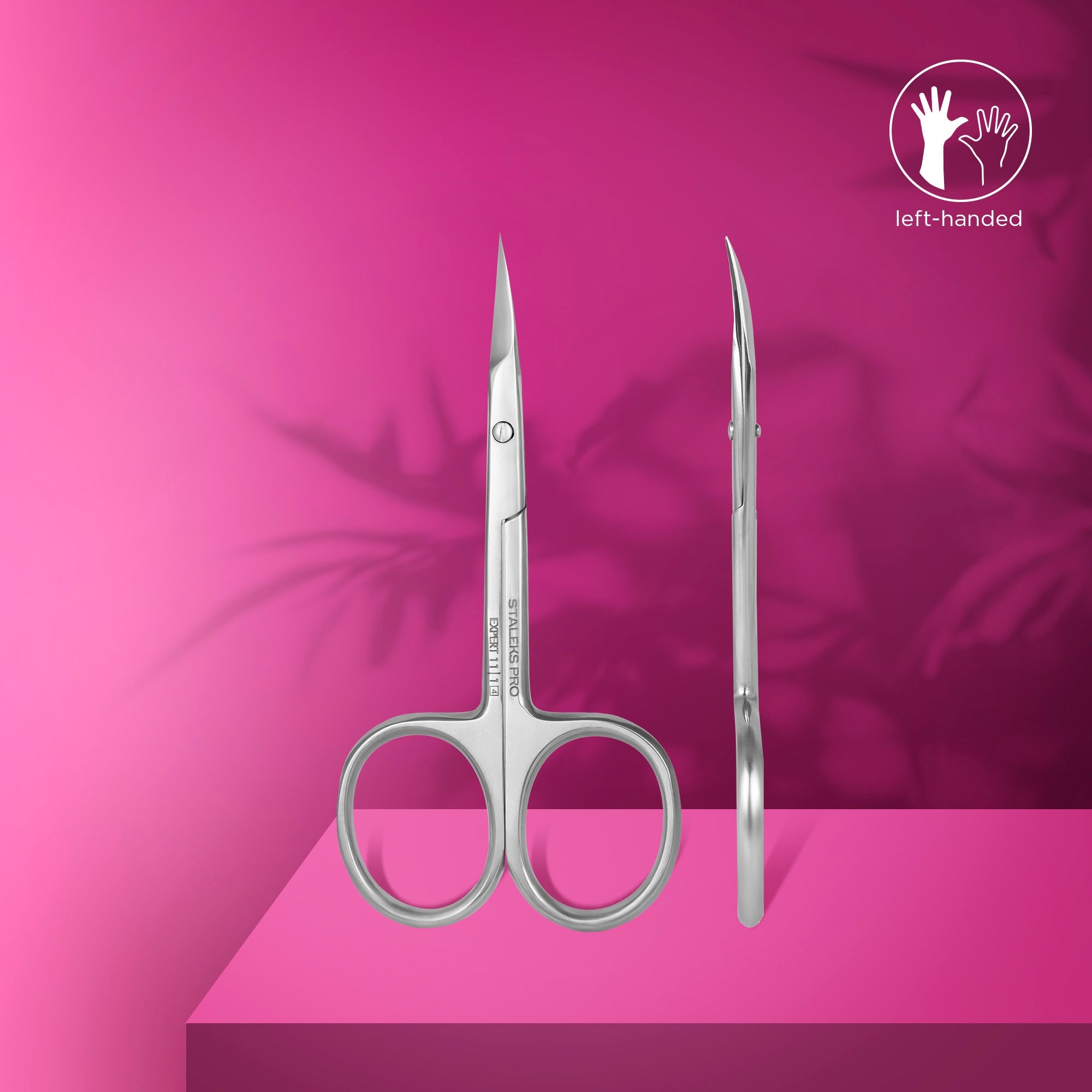 Staleks Profesionālas kutikulas šķēres kreiļiem EXPERT 11 TYPE 1, 18 mm