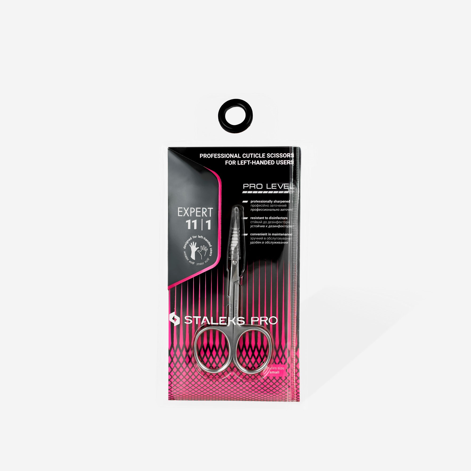 Staleks Profesionālas kutikulas šķēres kreiļiem EXPERT 11 TYPE 1, 18 mm