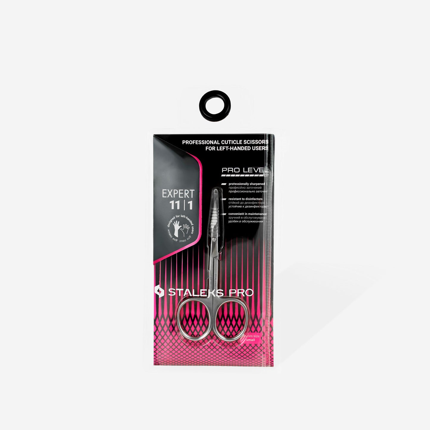 Staleks Profesionālas kutikulas šķēres kreiļiem EXPERT 11 TYPE 1, 18 mm