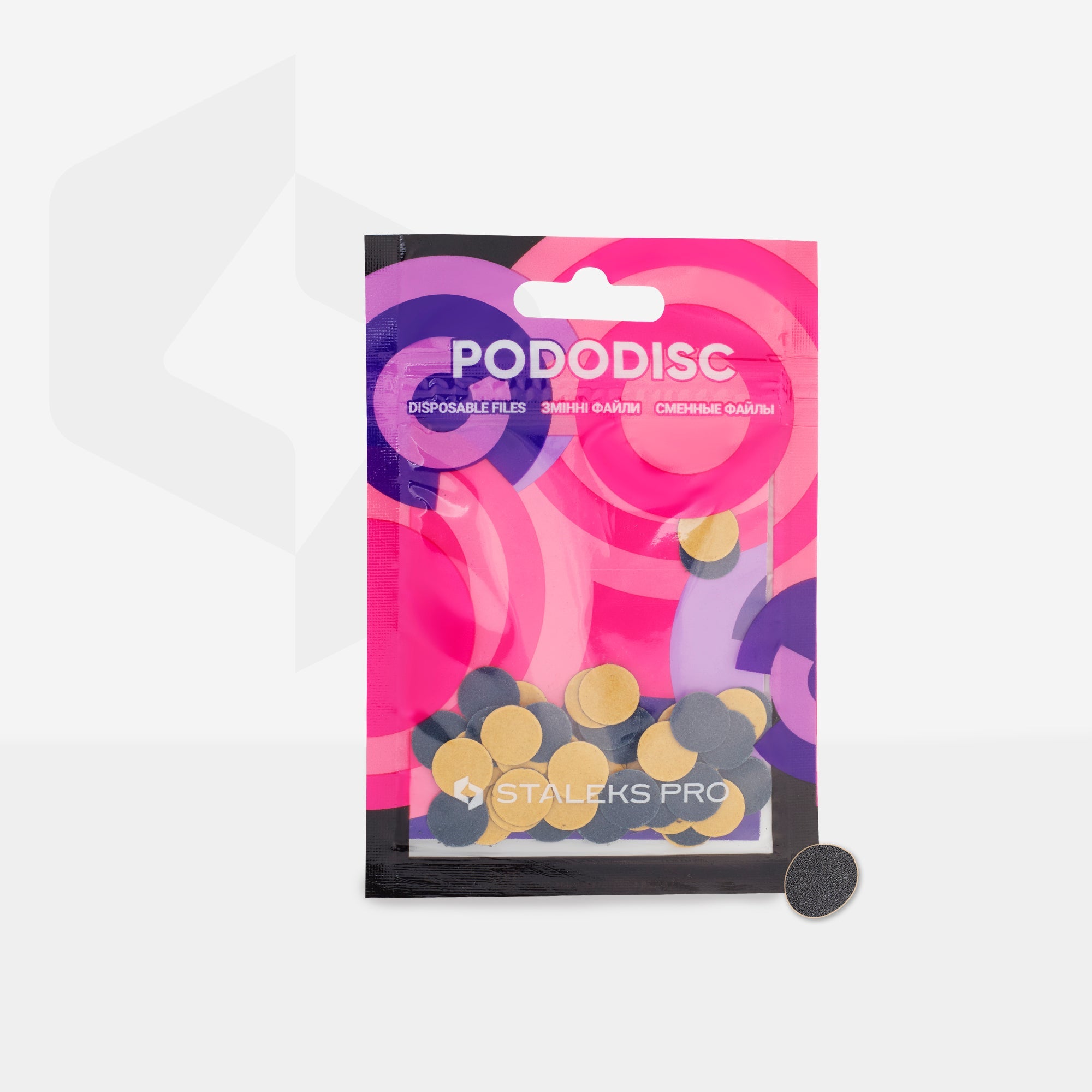 Staleks Vienkartlietojamās pedikīras diska faili PODODISC XS EXPERT, 320 grīdi (50 gab.)