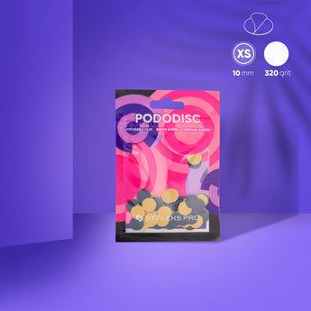 Staleks Vienkartlietojamās pedikīras diska faili PODODISC XS EXPERT, 320 grīdi (50 gab.)