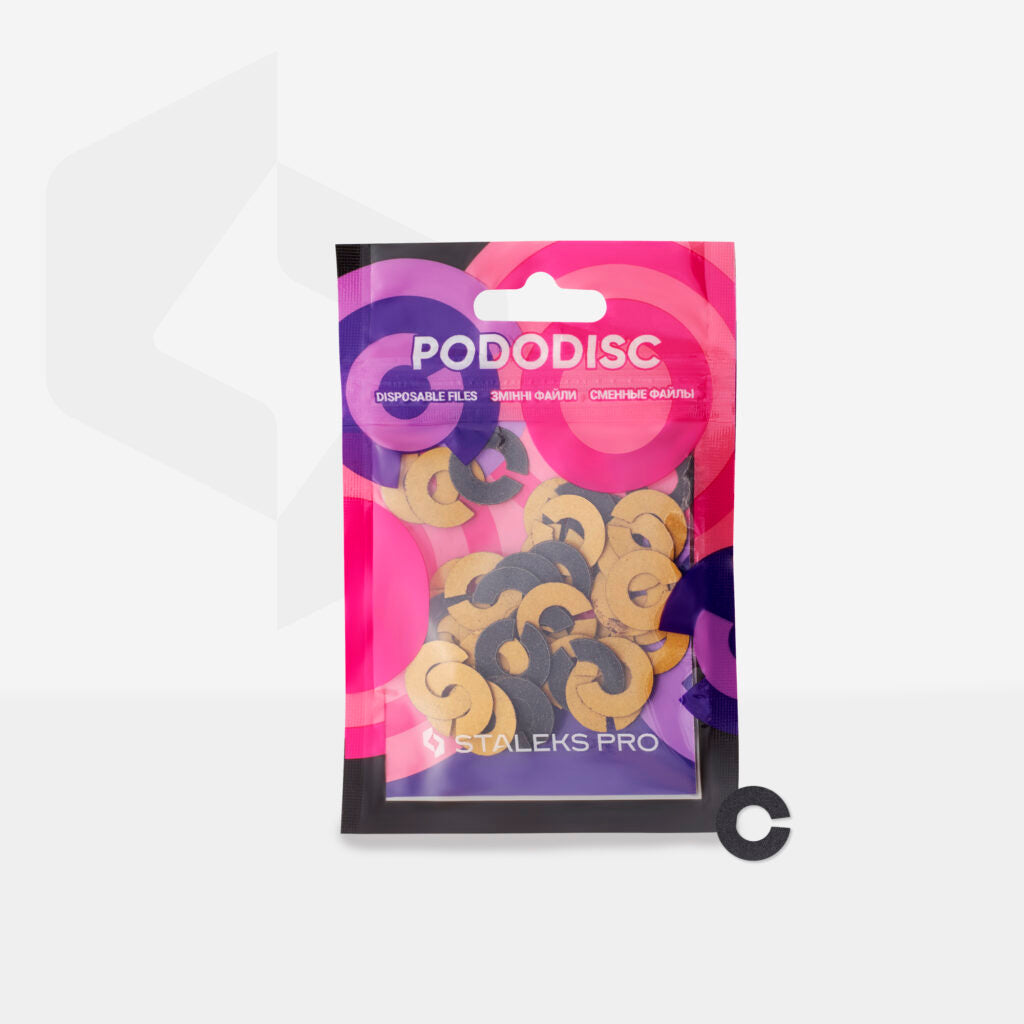 Refill pads for pedicure disc Staleks Pro S, 240 grit (50 pc)