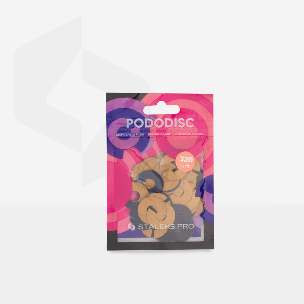 Staleks Pro náhradní podložky na pedikérský disk M, zrnitost 320 (50 ks)