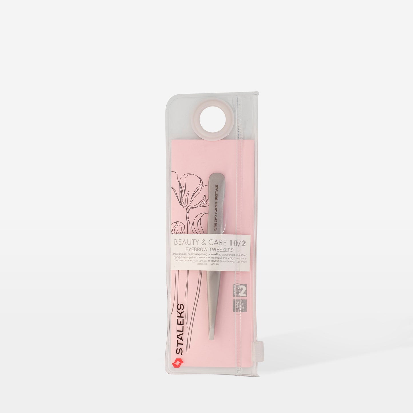 STALEKS BEAUTY & CARE 10 TYPE 2 Augenbrauenpinzette schmal gerade