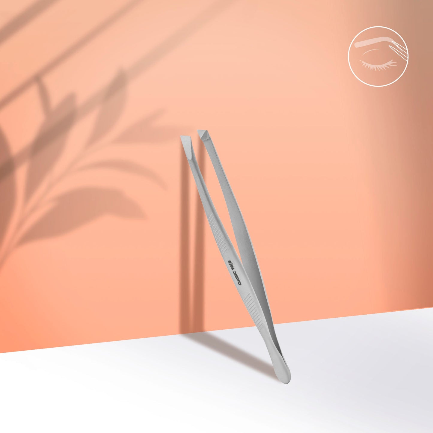 Staleks Pincete uzacīm CLASSIC 10 TYPE 3, plata slīpa