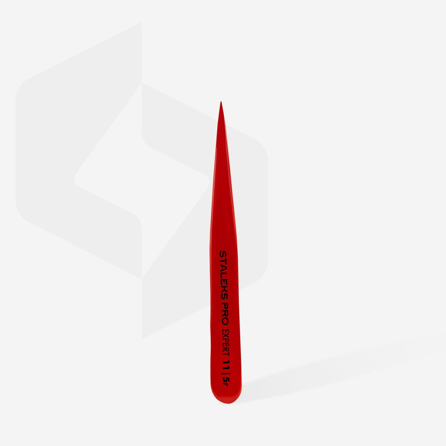 STALEKS EXPERT 11 TYPE 5r Professional eyebrow tweezers point - red