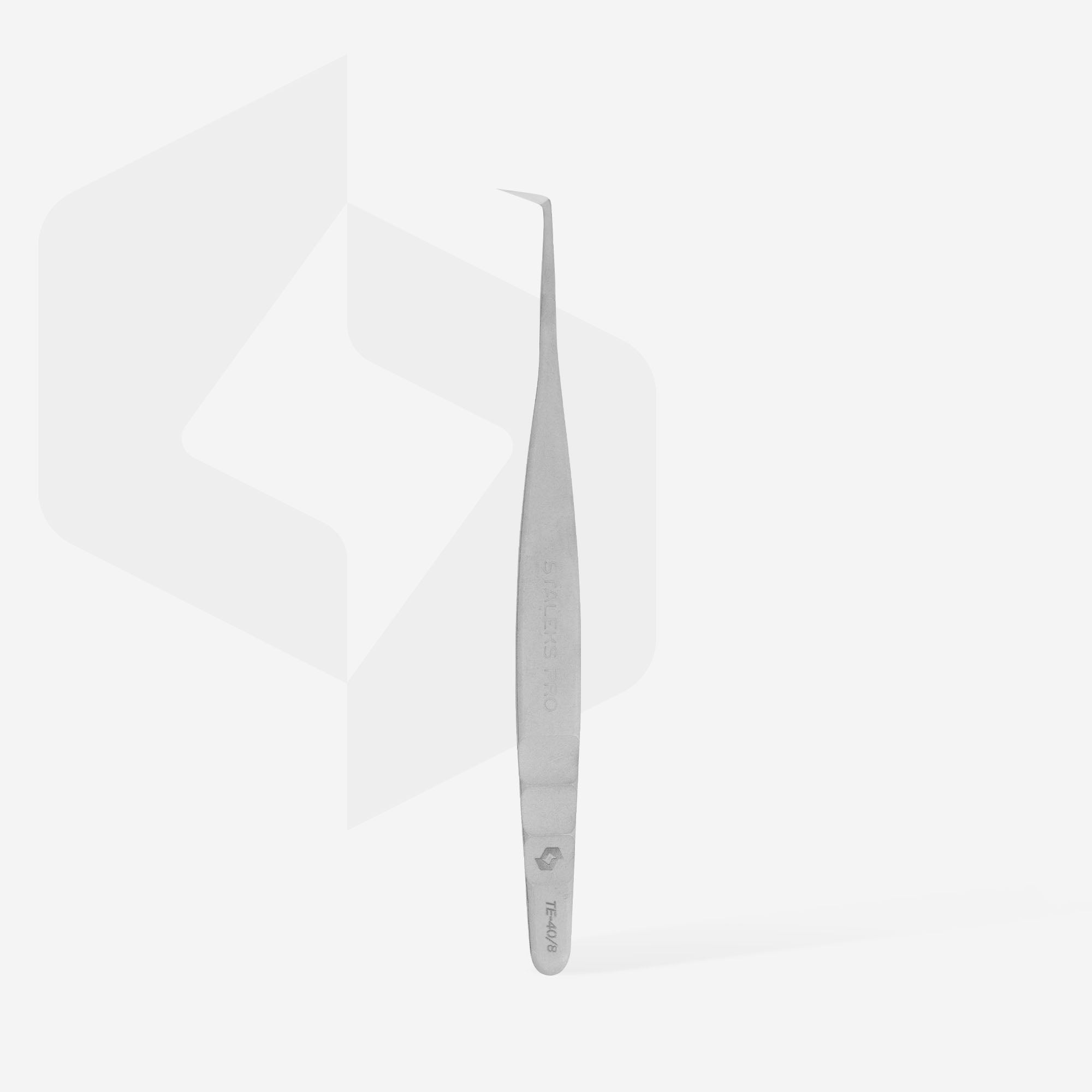 Staleks Skropstu pincete EXPERT 40 TYPE 8, L-veida, 85°