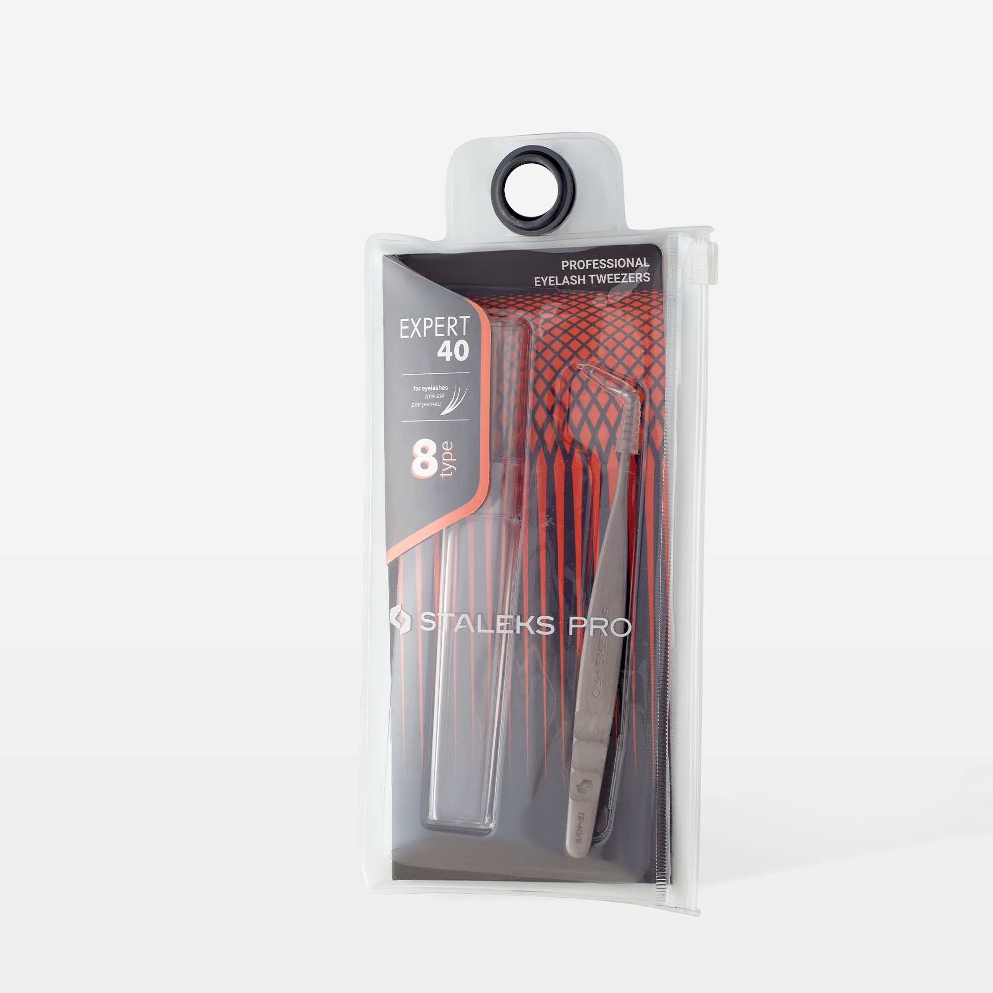 Staleks Skropstu pincete EXPERT 40 TYPE 8, L-veida, 85°