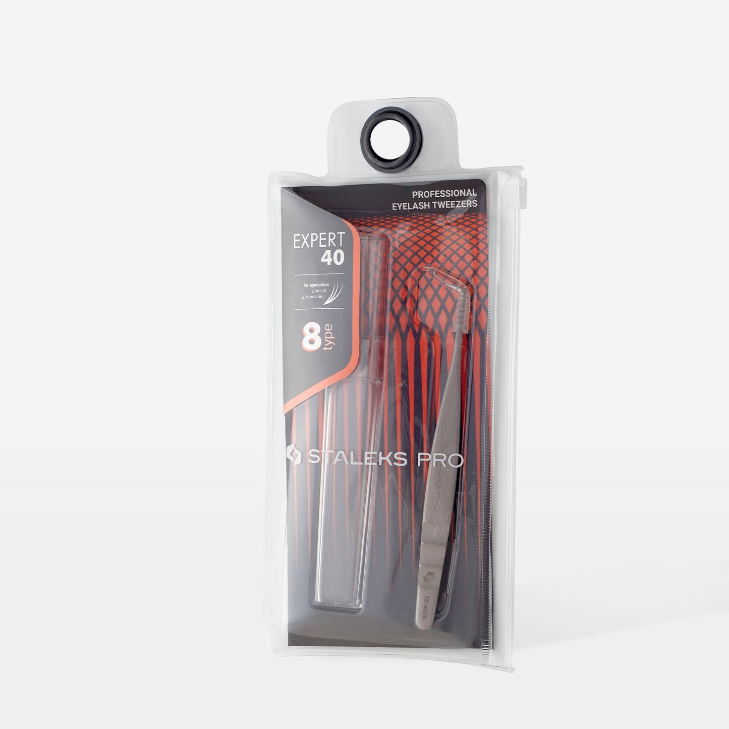 Staleks Skropstu pincete EXPERT 40 TYPE 8, L-veida, 85°