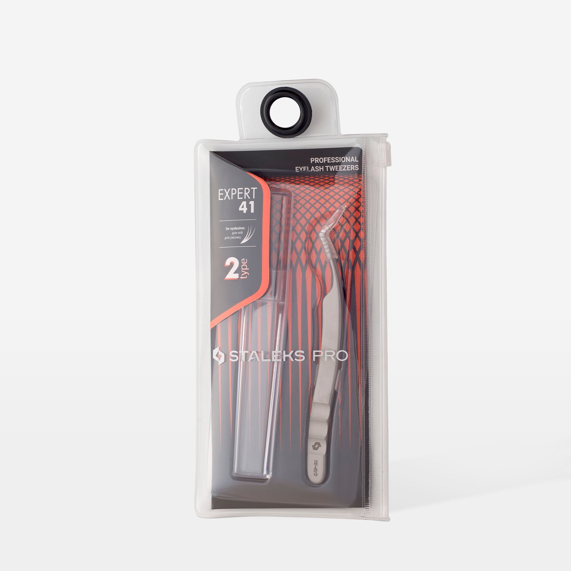 Staleks Skropstu pincete EXPERT 41 TYPE 2, L-veida, 40°