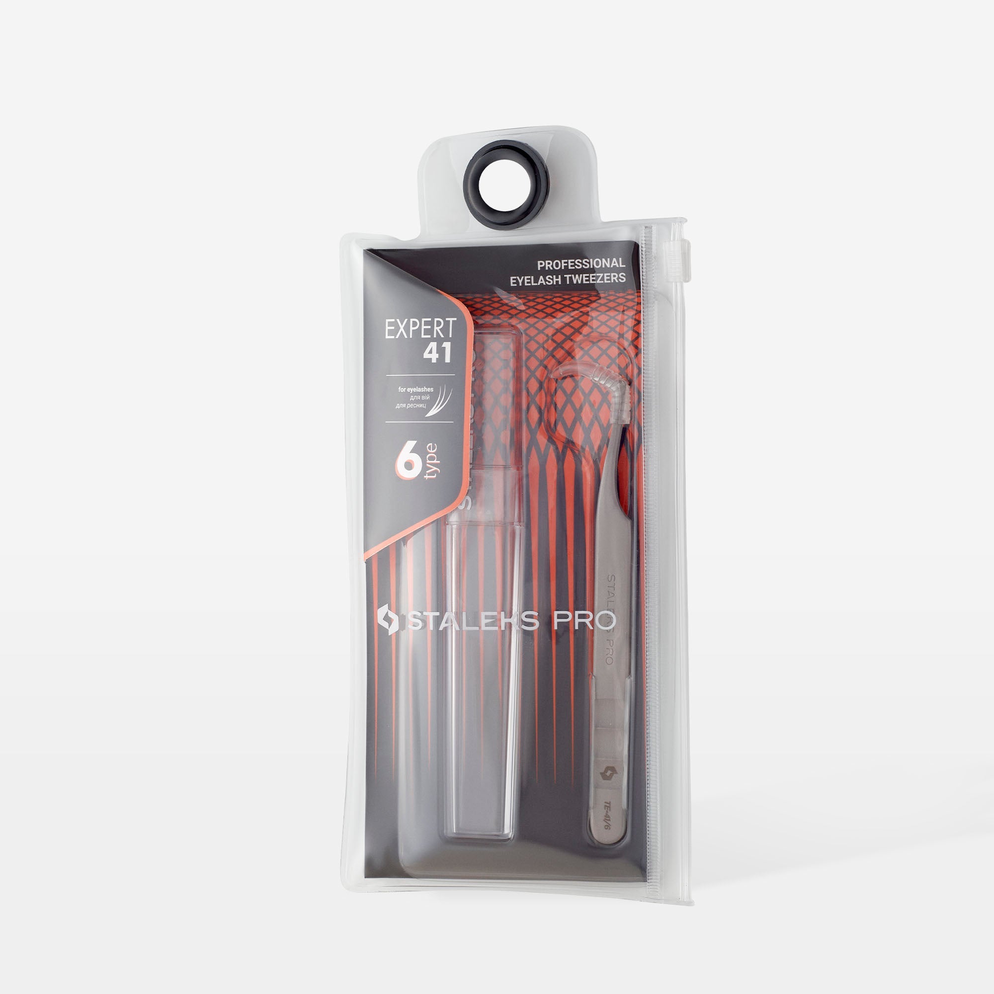 Staleks Skropstu pincete EXPERT 41 TYPE 6, L-veida, 75°
