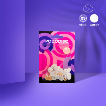 Staleks Expert 10 Pododisc XS adhezīvie pedikīras diski, 320 griti, 10 mm (50 gab.)