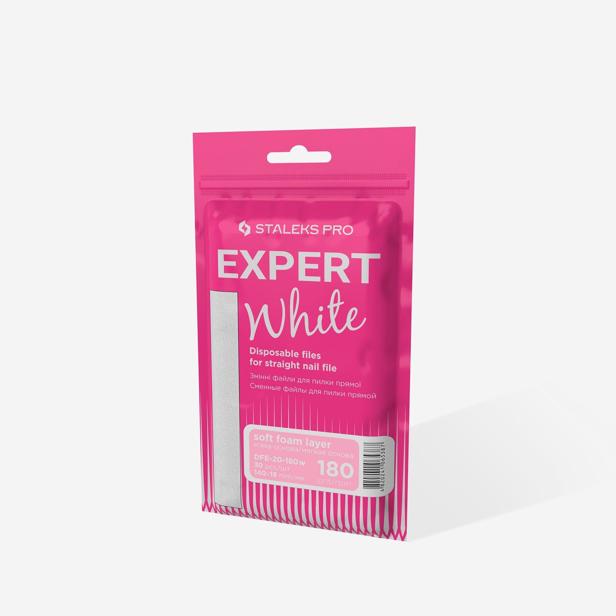 STALEKS EXPERT 20 Klebe-Wechselfeilen auf weicher Schaumschicht, Körnung 180 (30 Stück)