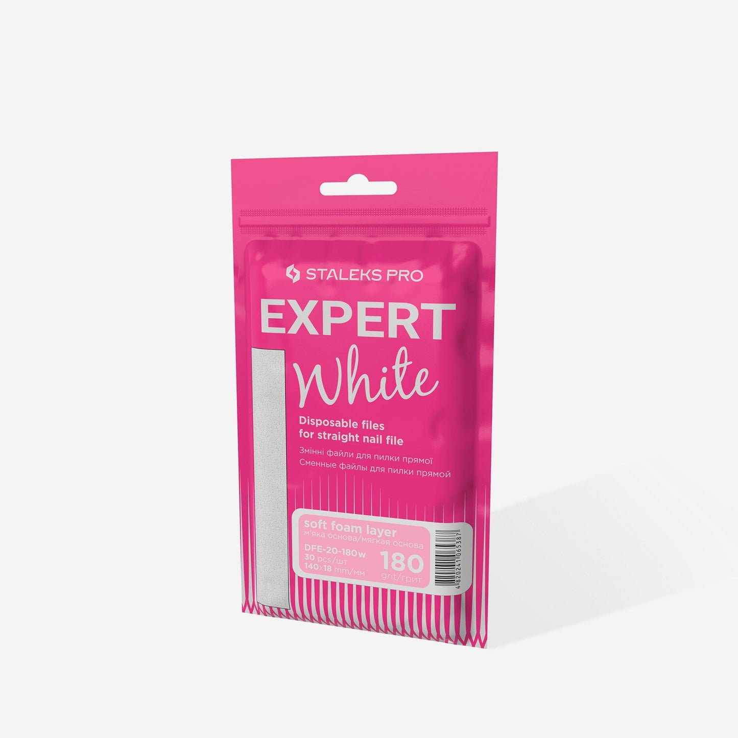 STALEKS EXPERT 20 Klebe-Wechselfeilen auf weicher Schaumschicht, Körnung 180 (30 Stück)