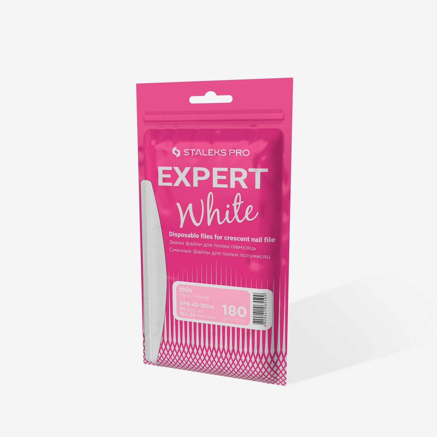 Desechables adhesivos para la lima de media luna EXPERT 42 grano 180  (50 uds.)