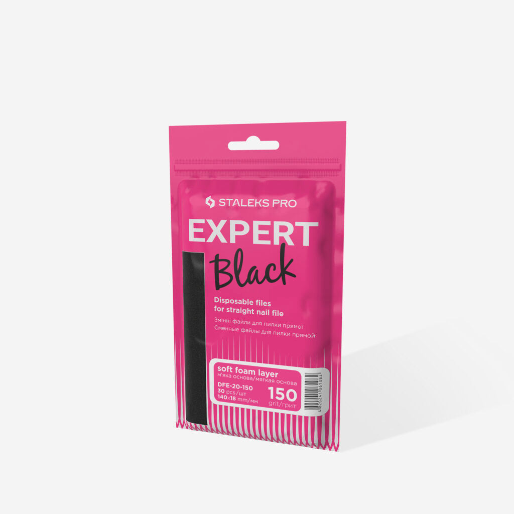 Staleks Pro Expert Ühekordne sirge küüneviilikate vahu baasil, 150 grit (30 tk)