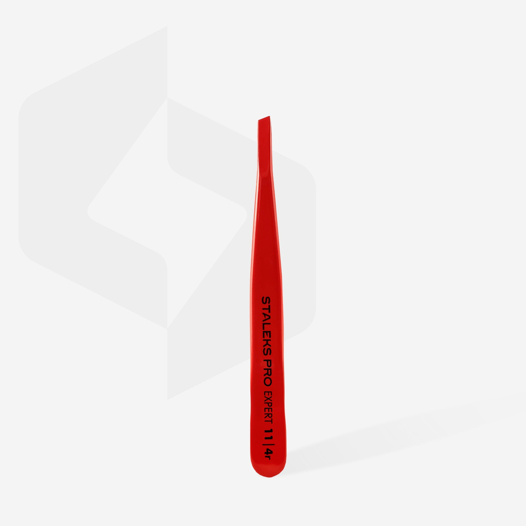 Staleks Uzacu pincete EXPERT 11 TYPE 4r, sarkana