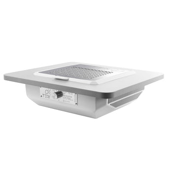 Teri Brilliant white (silver mesh)-built-in nail dust collector