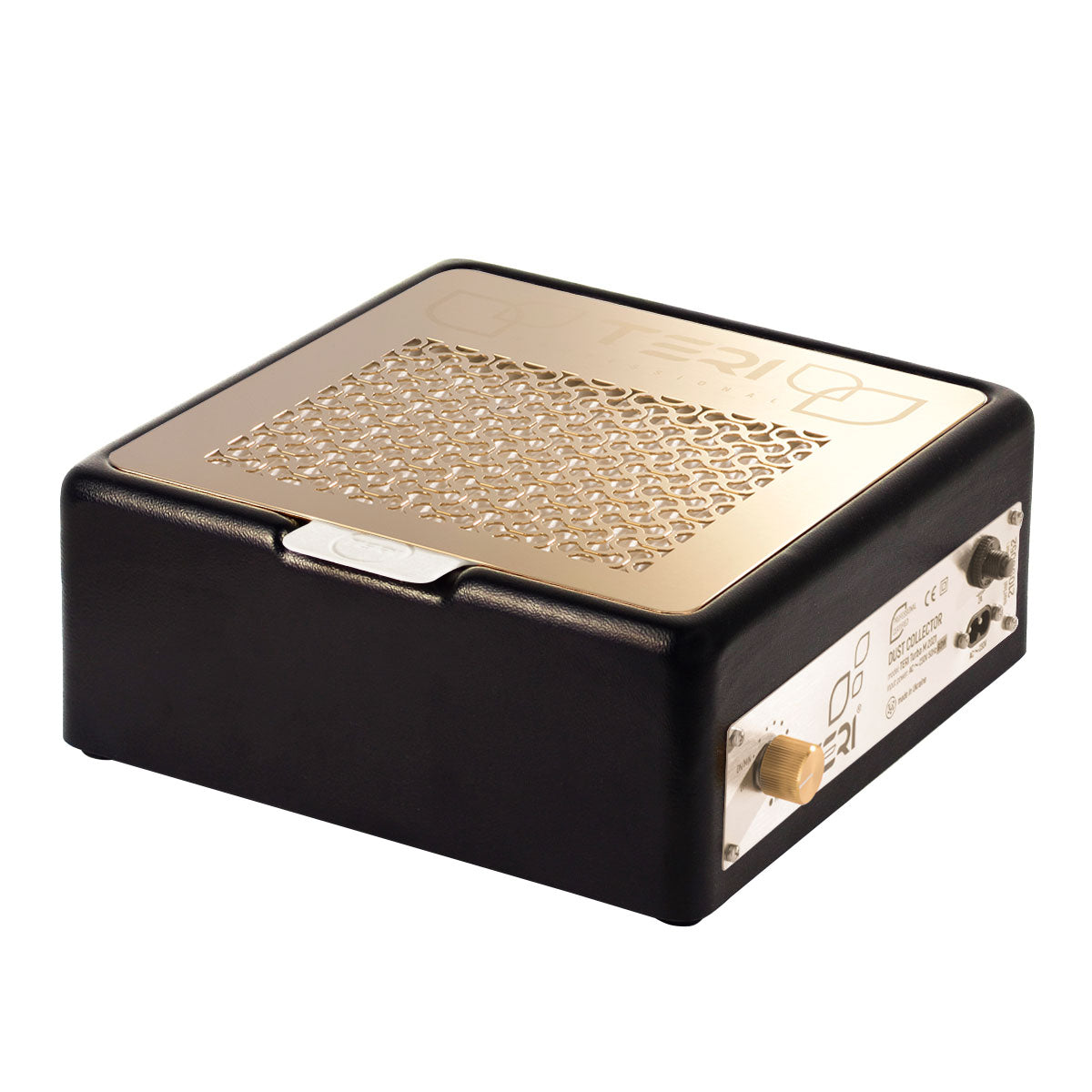 Teri Turbo M black (golden mesh) – portable nail dust collector