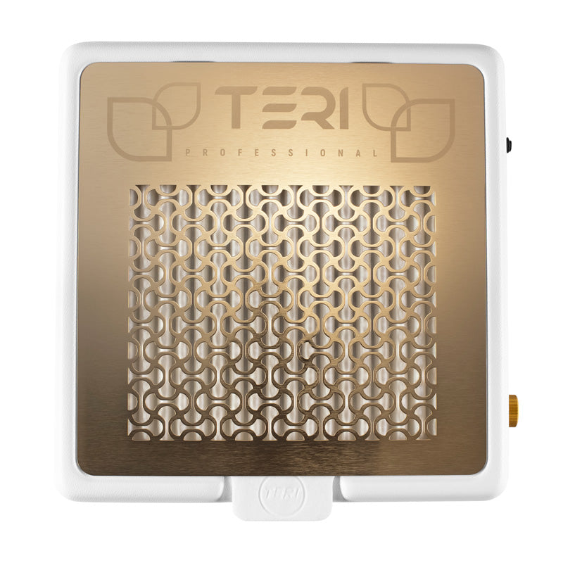 Teri Turbo M white (golden mesh) – portable nail dust collector