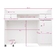 Reception desk, HAIR SYSTEM 001D, white