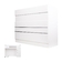 Reception desk, HAIR SYSTEM 001D, white