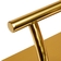 Парикмахерская подставка для ног, Gabbiano L005S, золотая