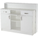 Reception desk BRILL, white