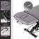 Stationary massage table Agila 2 Soft Touch K622 Gray