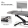 Stationary massage table Agila 2 Soft Touch K622 Gray