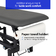 Stationary massage table Fortis 4 ERGO Gray